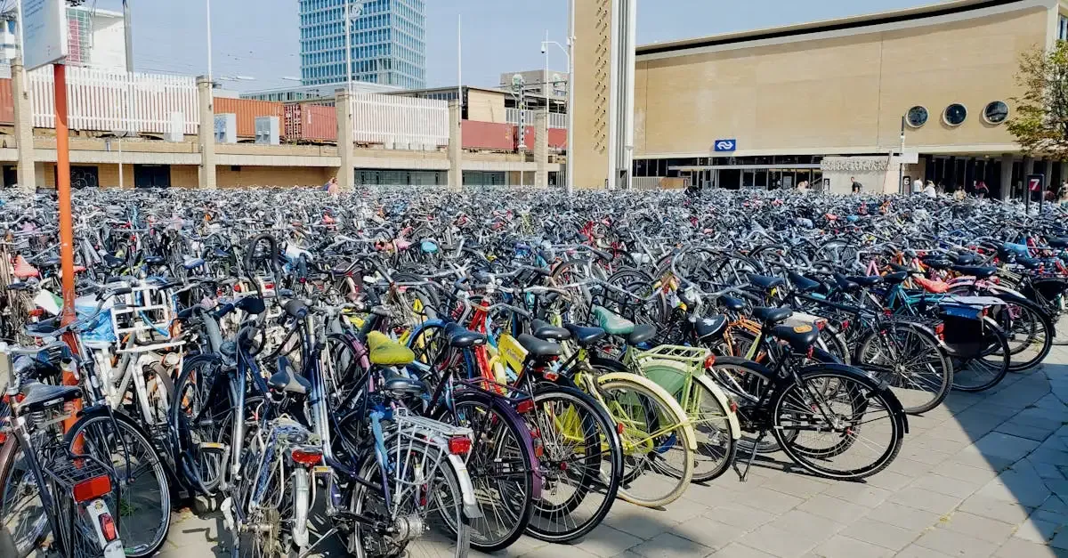 Fietsen van hotel naar hotel brabant