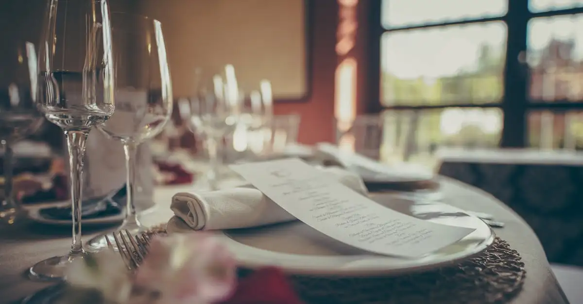 Romantische restaurants brabant